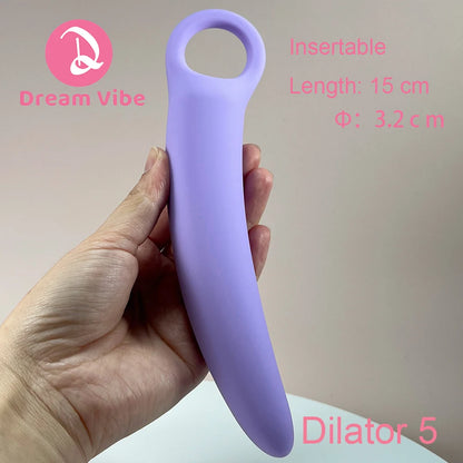 Lavender Bliss 5-Piece Dilator Kit by Dream Vibe Vaginal Muscle Training Strengthen Rejuvenate Anal Plugs Sex Health Toy Pleasur