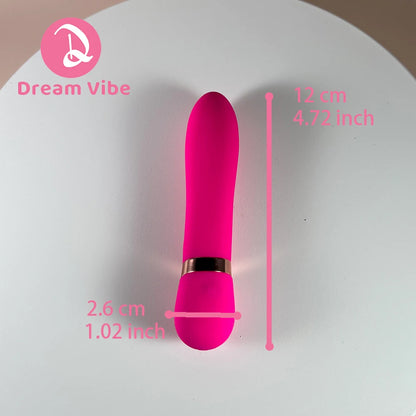 Jolly Bullet Vibrator by Dream Vibe Pink 10 Powerful Vibrations Discreet Mini Woman Sex Toy Massager USB Rechargeable Pleasure