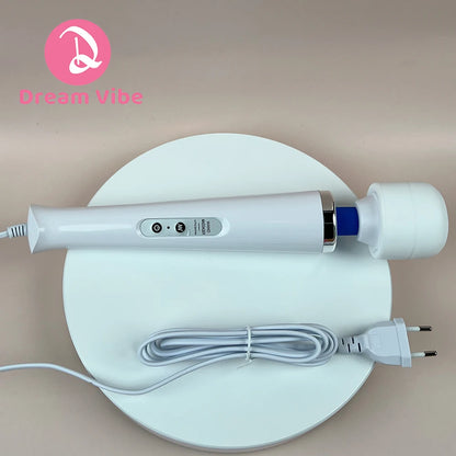 Mega Wand AC Powered Super Strong Vibrator Cabled Wired Powerful Handheld Wand Massager Sex Toy Sports Recovery Muscle Aches