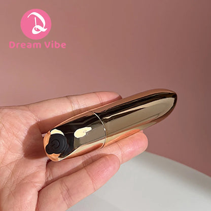 Rose Golden Powerful Bullet Vibrator Mini Sex Toy Female 19 Vibrations Penetration Stimulation Discreet Clit Spot Vibe Love Egg