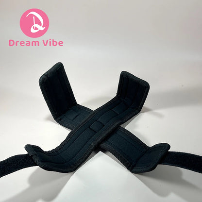 Play Nice Cross Handcuffs Hand Bind Compatiable with Collar Unisex Bondage Sex Toy Sexy Intimate Pleasure Gadget