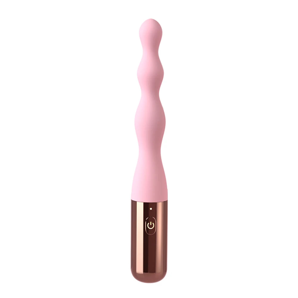 Vibrating Anal Plug Prostate Massage Soft Anal Beads Butt Plug Vibrators Sex Toys for Couples Butt Plug Silicone Adult Products
