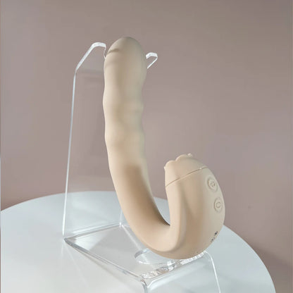 Aira 3-in-1 Vibrator Rotation Licking Vibrating  Deep Penetration G Spot Clit Double End Orgasm Dildo Sex Toy Woman  Pleasure