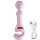 Powerful 2 in 1 AV Vibrator Female Magic Wand Clitoris Stimulator USB Recharge 20 Modes G Spot Massager Sex Toys Dildo for Women
