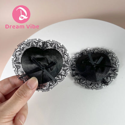 1/3/5/10pcs Heart Shaped Lace Nipple Pasties Self-adhesive Nipple Cover Stickers Erotic Bondage Accessories for Woman Bra