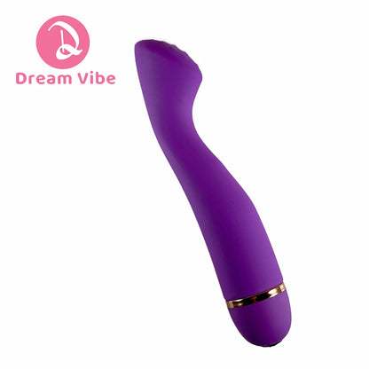 Purple G-spot Vibrator by Dream Vibe AA Battery Operated Silicone 20 Strong Vibrations Woman Pleasure Need Adult Sex Toy Massage