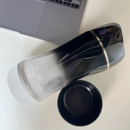 Powerful Suction and Vibrating Masturbator Cup Sky Rocket 10 Modes TPE Sleeve Men Sex Toy Masturbation BlowJob Penis Train