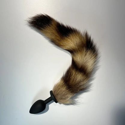 Dream Vibe BDSM Raccoon Tail Plug Small Size Silicone Plug Adult Sex Toy Cosplay Couple Toy Butt Plug Sexy Prostate