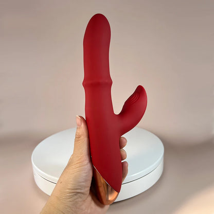 Flamingo Rabbit Vibrator from Dream Vibe Powerful Tapping Vibrating Beads Thrusting Adult Pleassure Sex Toys for Woman Love Gift