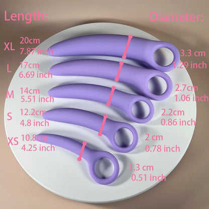 Lavender Bliss 5-Piece Dilator Kit by Dream Vibe Vaginal Muscle Training Strengthen Rejuvenate Anal Plugs Sex Health Toy Pleasur