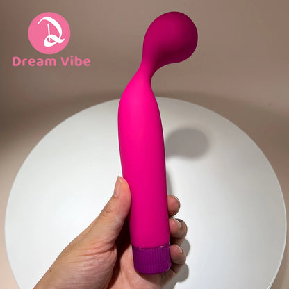 Pink G-Spot Vibrator by Dream Vibe Ball Head Multi-Speed Vibration AA Battery Power Woman Pleasure Sex Toy Intimate Penetration