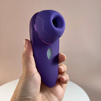 Dream Vibe Vivienne Touch Elegent Purple Tapping and Sucntion Vibrator Removable Head Sex Toy Woman Nipple Clitorial Massager