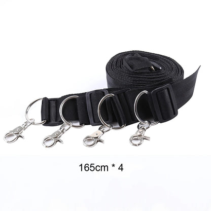 Under Mattress Restraint Kit Under Bed HandCuffs and Ankle Cuffs  Adult Sex Play King Size Bed Straps Restraints Sex Toy BDSM
