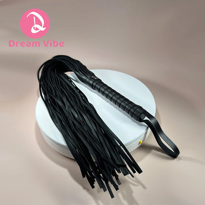 Large Faux Leather Whip Bondage SM Erotic Kinky Sex Game Intimate Play Cosplay Horse Riding Whip Adult Toy Couple Pleasur Fetish