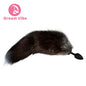 Silicone Anal Plug with Black Fox Tail Plug BDSM Adult Sex Toy Cosplay Couple Toy  Sexy Prostate Bedtime Play Sex Game Fetish