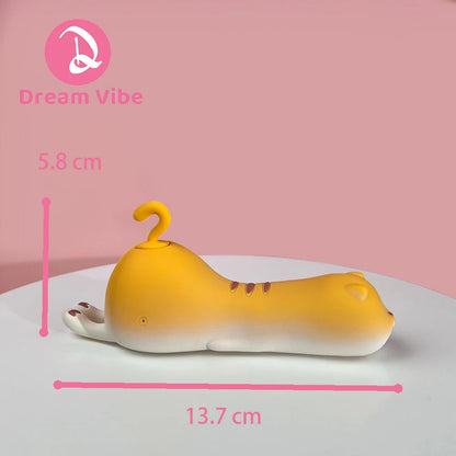 The Kitty Vibrator Cat 10 Suctions 10 Vibration Soft Silicone Material Discreet Cute Women Sex Toy Dildo Penetration G Spot Clit