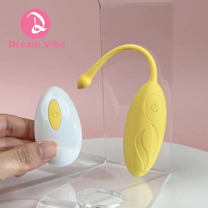 Tadpole Bullet Egg Vibrator Remote Control 10 Powerful Vibrations G Spot Penetration Sex Toy Female Masturbation Adult Pleasure