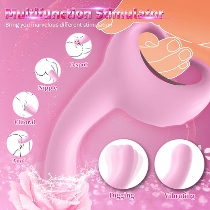 Handheld Strong Shock Anal Vibrator Finger Digging Vibrating Dildo Prostate Massager Man Masturbation Sex Toys G-Spot Sexmachine