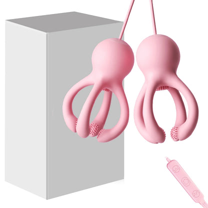 Vibrating Stimulate Breast Sucking Clitoris Stimulation Nipple Stimulator Vibrator Female Adult Sex Toys for Women Couples