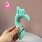 Lila Clit Vibrator Mint Green Banana Sex Toy for Woman Smooth Silicone Intimate Pleasure Stimulator Couple Foreplay Masturbation