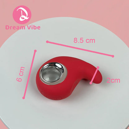 Joyifyer Pink Vibrator 10 Modes of Tapping and Vibrations Clit Vagina Penetration Sex Toy Woman Pleasur Discreet Vibe Orgasm