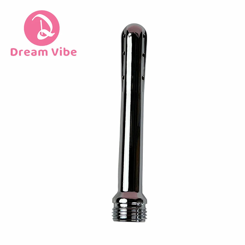 1/4 Standard 360° Anal Douche 10 Hole Nozzel Metal Anal Shower Hygiene Enema Anal Cleaner Device Sex Toy Accessory Penetration