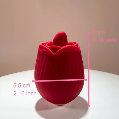 Hot Tulip Vibrator by Dream Vibe 10 Licking and Vibrating Sex Toy Massager for Pleasur Clit Stimulation Erotic Girl Toy Female