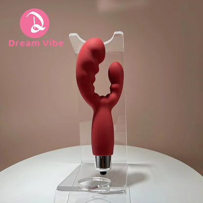 Claw Explorer Red Vibrator by Dream Vibe Dual Points Stimulate Prostate Massager 1 Strong Vibration Woman Men Pleasure Sex Toy