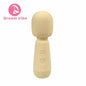 Yellow Mini Wand Vibrator 5 Speeds and 5 Mode Powerful Vibrating Clit Nipple Stimulation Body Massager Sex Toy Woman Erotic Play