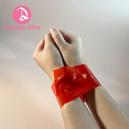 Self-adhesive Bondage Tape 16m Reusable Sticks to Itself Restraints Comfortable to Wear and Remove Role Play Tie-up Tease Games