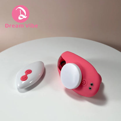 Tease Me Wearable Panty Vibrator Remote Controlled Suction Panty Teaser Magnetic Clip For Both Clitoral and Vaginal Stimulation