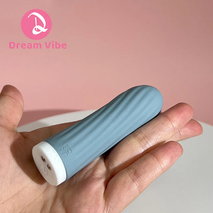 Aqua Bullet Vibrator 10 Powerful Vibration Full Silicone Surface Nipple Clitorial Stimulate Bullet Egg Woman Sex Toy Pocket Vibe