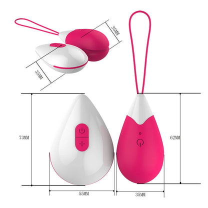 Silicone Vibrating Eggs Wireless Vaginal Ball Vibrating Exercises Smart Love Ball Remote Jump Eggs Vibrator Sex Toys for Women 5