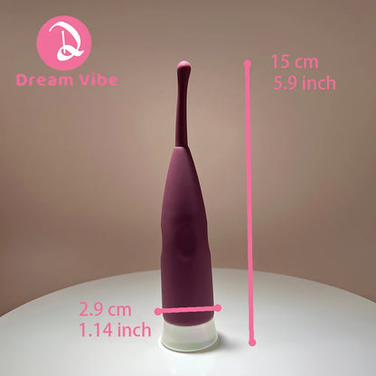 Claret Clitorial Vibrator by Dream Vibe 10 Powerful Vibration Modes Type-C USB Rechargeable Woman Sex Toy Clit Nipple Stimulate