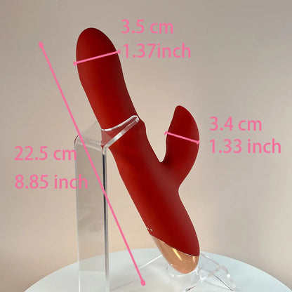 Flamingo Rabbit Vibrator from Dream Vibe Powerful Tapping Vibrating Beads Thrusting Adult Pleassure Sex Toys for Woman Love Gift