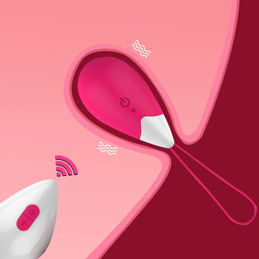 Silicone Vibrating Eggs Wireless Vaginal Ball Vibrating Exercises Smart Love Ball Remote Jump Eggs Vibrator Sex Toys for Women 5