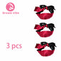 1/2/3pcs Satin Serenade Silk Blindfold by Dream Vibe Red and Black 1.5m Sexual Bondage Play Cosplay BDSM Romantic Love Fun