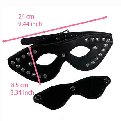 Rivit PU BlindFold Eyeshade Removeable Eye Mask By Dream Vibe Erotic Sex Toy BDSM Restriant Fetish Cosplay Foreplay Toy Pleasure