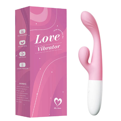 G Spot Clitoris Stimulator Dildo Rabbit Vibrator Nipple Vagina Massager Female Masturbator Erotic Orgasm Sex Toys For Women