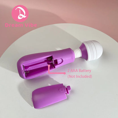 Dream Vibe Basic AV Wand Mini Massager Strong Vibrations Sex Toy for Woman Battery Operated Vibrator Pleasure Discreet T 18+ Toy
