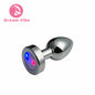 LED Light Shiny Silver Anal Plug Metal Butt Plug Prosate Massager Midnight Erotic Sex Toy Sex Game Women Couple Costume Accessor