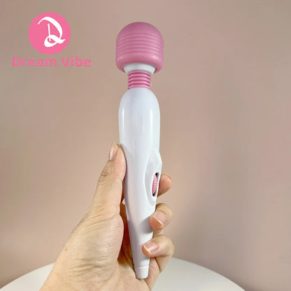 Mini Wand Vibrator Multi-Speed Strong Vibration Adult Sex Toy Woman Pleasure Intimate Clit Nipple Penetration Love Gift Discreet