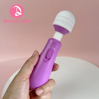 Dream Vibe Basic AV Wand Mini Massager Strong Vibrations Sex Toy for Woman Battery Operated Vibrator Pleasure Discreet T 18+ Toy