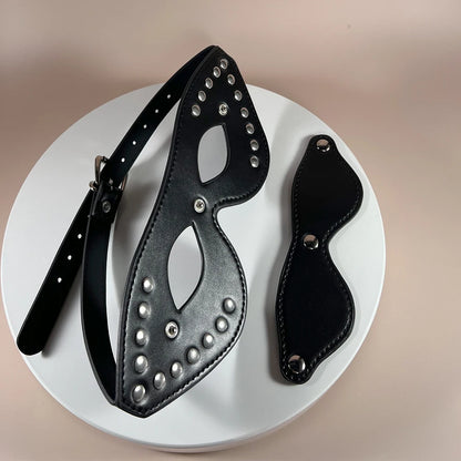 Rivit PU BlindFold Eyeshade Removeable Eye Mask By Dream Vibe Erotic Sex Toy BDSM Restriant Fetish Cosplay Foreplay Toy Pleasure