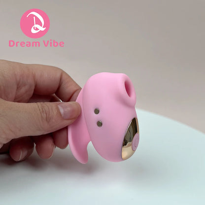 Sakura Finger Vibe Mini Suction Pocket Vibrator Pink 7 Modes Woman Sex Toy Clit Nipple Stimulaiton Valentine's Day Gift Girl