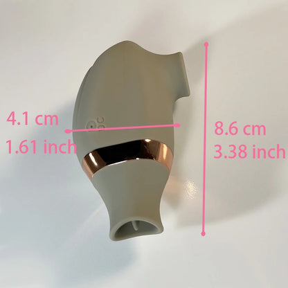 Monster's Kiss by Dream Vibe Double-Ended Green Vibrator Suction Licking Adult Sex Toy for Woman Pleasure Love Toy  Nipple Clit