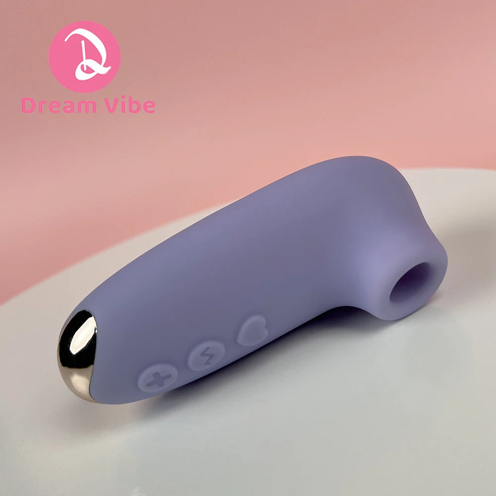 Coco Purple Suction Vibrator 5 Speeds and 10 Modes Silicone Material Female Sex Toy Gentle Love Player Erotic Massager Clit Vibe