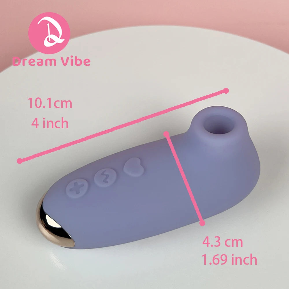 Coco Purple Suction Vibrator 5 Speeds and 10 Modes Silicone Material Female Sex Toy Gentle Love Player Erotic Massager Clit Vibe