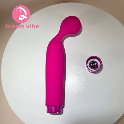Pink G-Spot Vibrator by Dream Vibe Ball Head Multi-Speed Vibration AA Battery Power Woman Pleasure Sex Toy Intimate Penetration