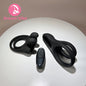 Vibrating Cock Ring Kit 9 Modes Penis Ring Trainer Men Pleasure Ejaculation Delay Male Enhancer Couple Sex Toy Erotic Vibrator